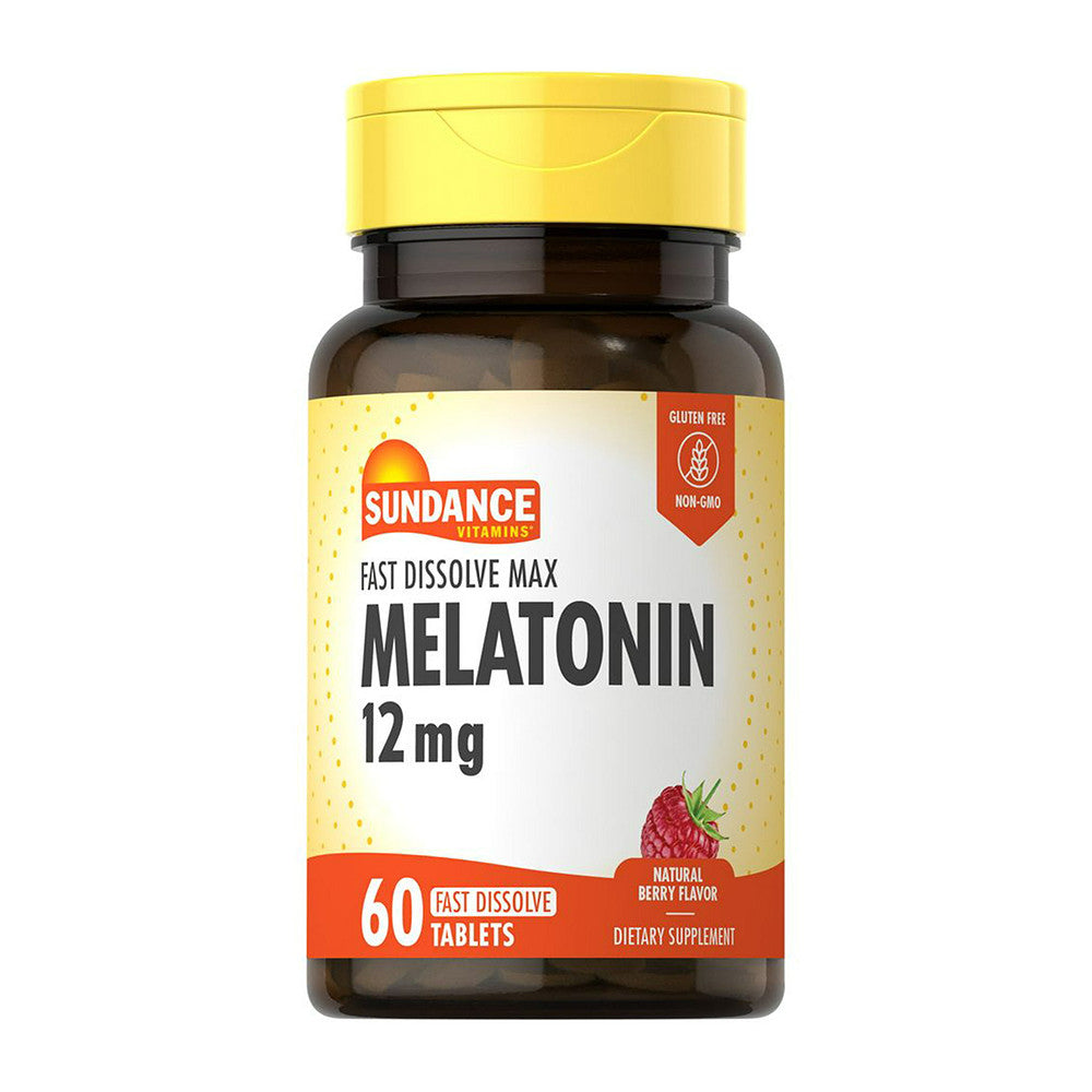 Sundance Melatonin Tablets, 12 mg, 60 Ct